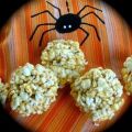 Popcorn Bälle mit Erdnussbutter