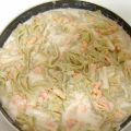 Nudeln mit Spargel-Lachs-Soße