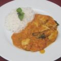 Curry mit Hühnchen und Reis