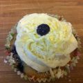 Zitrone-Blaubeer-Cupcake