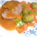 Putenrollbraten mit Semmelfülle und buntem[...]