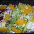 Blattsalat mit Orangen-Portwein-Dressing