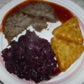 Sauerbraten mit Rotkohl