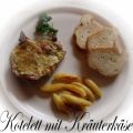 Kotelett mit Kräuterkäse