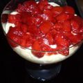 vanillepudding mit erdbeeren