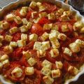 Mangold-Gratin mit Tomaten und Schafskäse