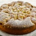 Versunkener Rhabarberkuchen