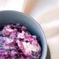 Blaubeer-Oreo-Käsekuchen-Eis