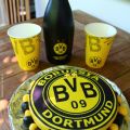 Borussia Dortmund Torte von meinen Kindern
