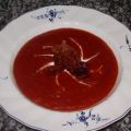Tomatensuppe mit Speck