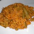 Bohnen-Käse-Reis