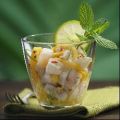 Tatar aus Dorade mit Limette und Mango