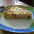 Quiche mit Lachs und Zwiebeln