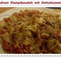 Nudeln: Steinpilznudeln mit Datteltomaten,[...]