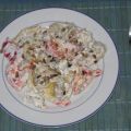 vegetarisch:Tortelloni-Paprika-Salat