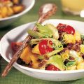 Linsensalat mit Ananas