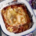 Tomaten-Lasagne mit Sardellen