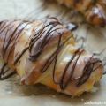 Joghurthörnchen gefüllt mit Vanillepudding und[...]