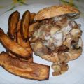 Champignon-Käse-Burger