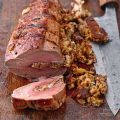 Gefülltes Schweinefilet