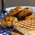 Reisküchlein mit Käse und Tomaten