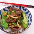 Mariniertes Rindfleisch mit Pack choi und[...]
