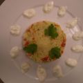 Couscous mit Joghurt-Dip