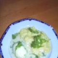 Eier mit Senf-Rucola-Soße
