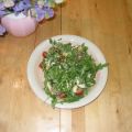 Sommerlicher Schnittlauch Raukesalat