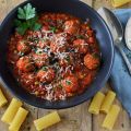 Italienische Fleischbällchen in Tomatensoße