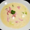 Suppe: Spargelcremesüppchen mit Schinken