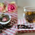 Rosen zum Trinken und Tee zum Bewundern