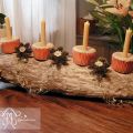 Adventsdeko aus Treibholz, Erlenzapfensternchen[...]