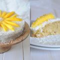 Veganer Mango-Kokos-Kuchen