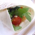 Wraps mit Lachs und Rucola