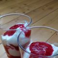 Himbeer-Mascarpone-Dessert mit weißer Schokolade