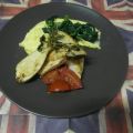 Gebratene Maishändelbrust mit jungem Spinat und[...]
