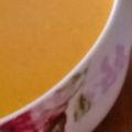 Tomatencremesuppe mit Kokosmilch und Reis