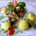 Überbackene Hackfleisch-Schnitzel mit Pilz– und[...]