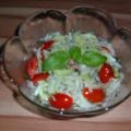 Salat : Gurke - Kohlrabi - Tomate