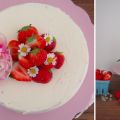 Erdbeer-Rhabarber-Torte zum Geburtstag