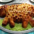 Schaf aus Hefeteig - Osterlamm
