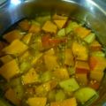 Kürbissuppe mit Kartoffeln
