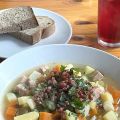 Spreewälder Kartoffelsuppe mit Kassler