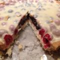 Tarte mit Erdbeeren und Heidelbeeren