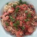 Spaghetti Frutti de Mare con gamberi le erbe