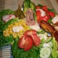 Hähnchenbrust und gebratene Jalapenos mit roter[...]