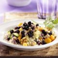Gemüse Couscous mit wilden Blaubeeren