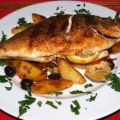 Goldbrasse mit Kartoffeln und[...]