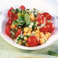 Kichererbsen-Salat mit Kräuterdressing